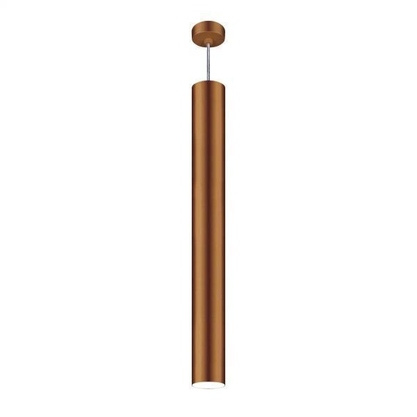 Pendente Viena Tubo 90cm Woods Cobre Fosco