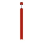 Pendente Viena Tubo 90cm Woods Vermelho