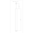 Pendente Viena Tubo 90cm Woods Vermelho