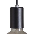 Pendente Vintage Alumínio Liso 1xe27 1,5m Blumenau Preto