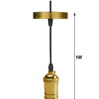 Pendente Vintage Alumínio Ouro - Gmh