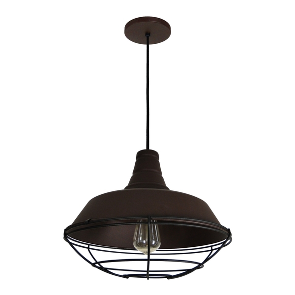 Pendente Vintage Chapéu Estery Marrom