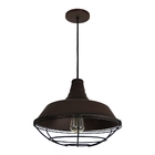 Pendente Vintage Chapéu Estery Marrom Kit Com 2