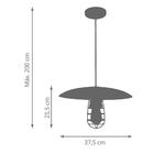 Pendente Vintage Chapéu Marrom