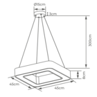 Pendente Vuotto 37w Preto