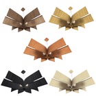 Pendente Wood Pétala 94cm - 4 Luzes Freijó