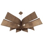 Pendente Wood Pétala 94cm - 4 Luzes Imbuia