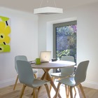 Pendente Wood Quadrado 25cm - 2 Luzes E27 - Branco