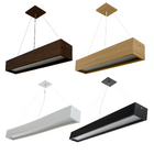 Pendente Wood Retângular 64cm - 2 Luzes G13 - Málaga