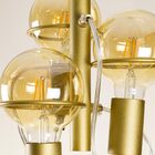 Pendente Zeki Ouro Fosco Starlux + 3 Filamento G95 110v 40w S