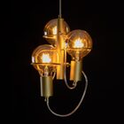 Pendente Zeki Ouro Fosco Starlux + 3 Filamento G95 110v 40w S