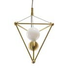 Pendente Zoe Losângo Bronze Em Metal P/ Soquete E27 Md1549 St