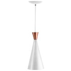 Pendentes Cone Branco Canadá Sala Cozinha Churrasqueir