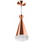 Pendentes Cone New Cobre Canadá Sala Cozinha Churrasqueir