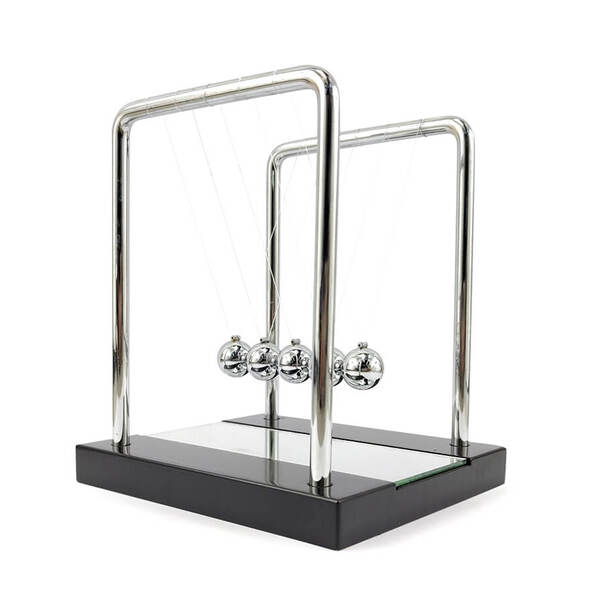 Pendulo De Newton Grande Clássico Decoração Enfeite De Casa M