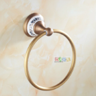 Pendurador de Toalha Argola Vintage Retrô Bronze Antigo com P