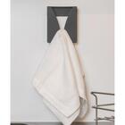 Pendurador De Toalha Cinza Porta Pano De Prato Suporte Para C