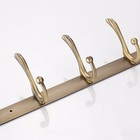 Pendurador de Toalha com 5 Ganchos Vintage Retrô Dourado G301