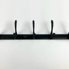 Pendurador de Toalha com 5 Ganchos Vintage Retrô Preto G3014P