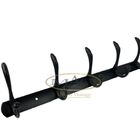 Pendurador de Toalha com 5 Ganchos Vintage Retrô Preto G3014P