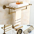 Pendurador de Toalha Vintage Quádruplo Bronze Antigo 80309B