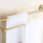 Pendurador de Toalha Vintage Retrô Barra Dupla Dourado Ouro 8