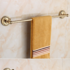 Pendurador Toalha Barra 50cm Vintage Retrô Dourado Ouro 80307G