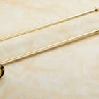 Pendurador Toalha Barra Dupla Vintage Dourado Ouro Porcelana