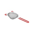 Peneira  Aço Inox Cabo Silicone  9,5 Cm X 24,5 Cm