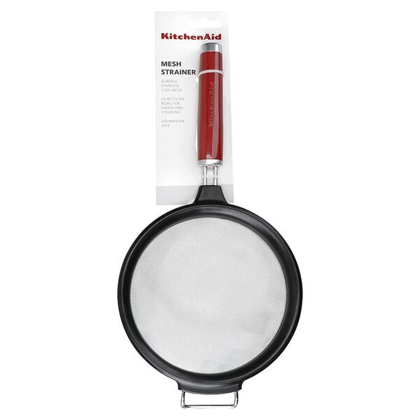 Peneira Aço Inox Vermelha Cozinha Coar Polvilhar Kitchenaid