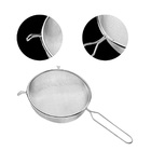 Peneira Em Aço Inox 16 Cm