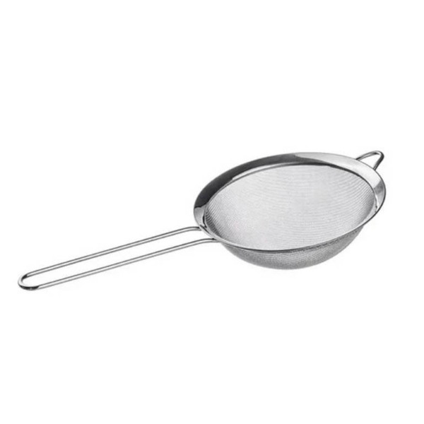 Peneira Em Aço Inox Luxo Pequena 16cm