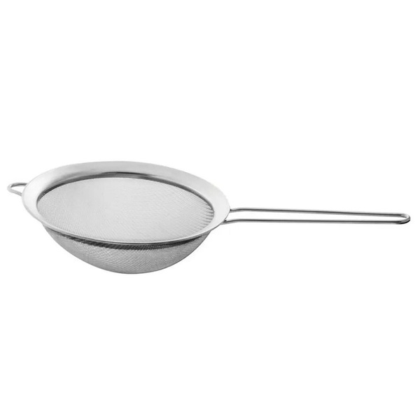 Peneira Tela Fina 16cm Em Aço Inoxidável - Mimo Style