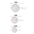 Peneiras Coador Suco Fruta Suco Kit 3 Peças Utensilios Cozinh