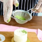 Peneiras E Coadores Para Sucos Frutas Kit Aço Inox 6 Peças Ut