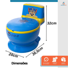 Penico Infantil Privadinha Musical Baby Style Patrulha Canina