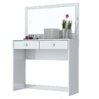 Penteadeira 02 Gavetas Com Espelho E Led Léia Henn