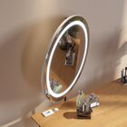 Penteadeira 1 Gaveta 116cm Espelho Com Led Contemporânea Jazz