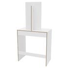 Penteadeira 1 Gaveta Com Divisor E Espelho Politorno Kansas B