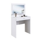 Penteadeira 1 Gaveta Com Iluminação Led Star  Branco