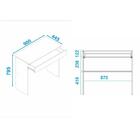 Penteadeira 1 Gaveta Multimóveis Cr35045 Branca