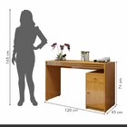 Penteadeira 1 Porta 1 Gaveta 100% Mdf Sem Espelho Charlotte N