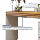 Penteadeira 1 Porta 1 Gaveta 100% Mdf Sem Espelho Charlotte O