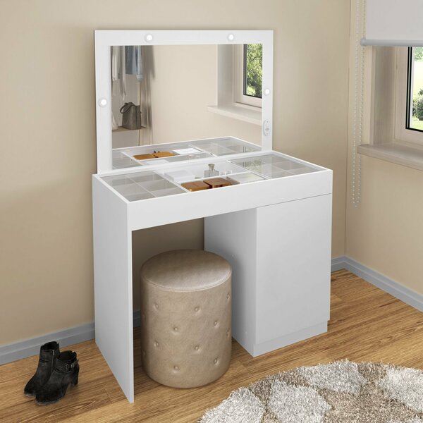 Penteadeira 1 Porta Msm 444 Movelbento Branco