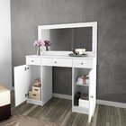 Penteadeira 3 Gavetas 2 Portas Msm 442 Movelbento Branco