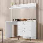 Penteadeira 3 Gavetas E Iluminação Em Led Jb Bechara Branco