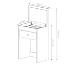 Penteadeira 3 Gavetas Livia Castanho Off