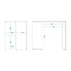 Penteadeira 4 Nichos Branco - Pnr Móveis