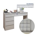 Penteadeira 5 Gavetas 100% Mdf Sem Espelho Giulia Yescasa Off