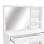 Penteadeira 5 Gavetas Branco Brilho